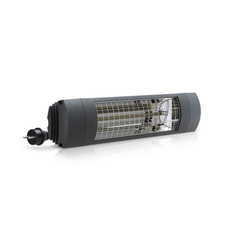 Etherma EXO COMFORT 1800W Zwart 9011 IP65 zonder regeling